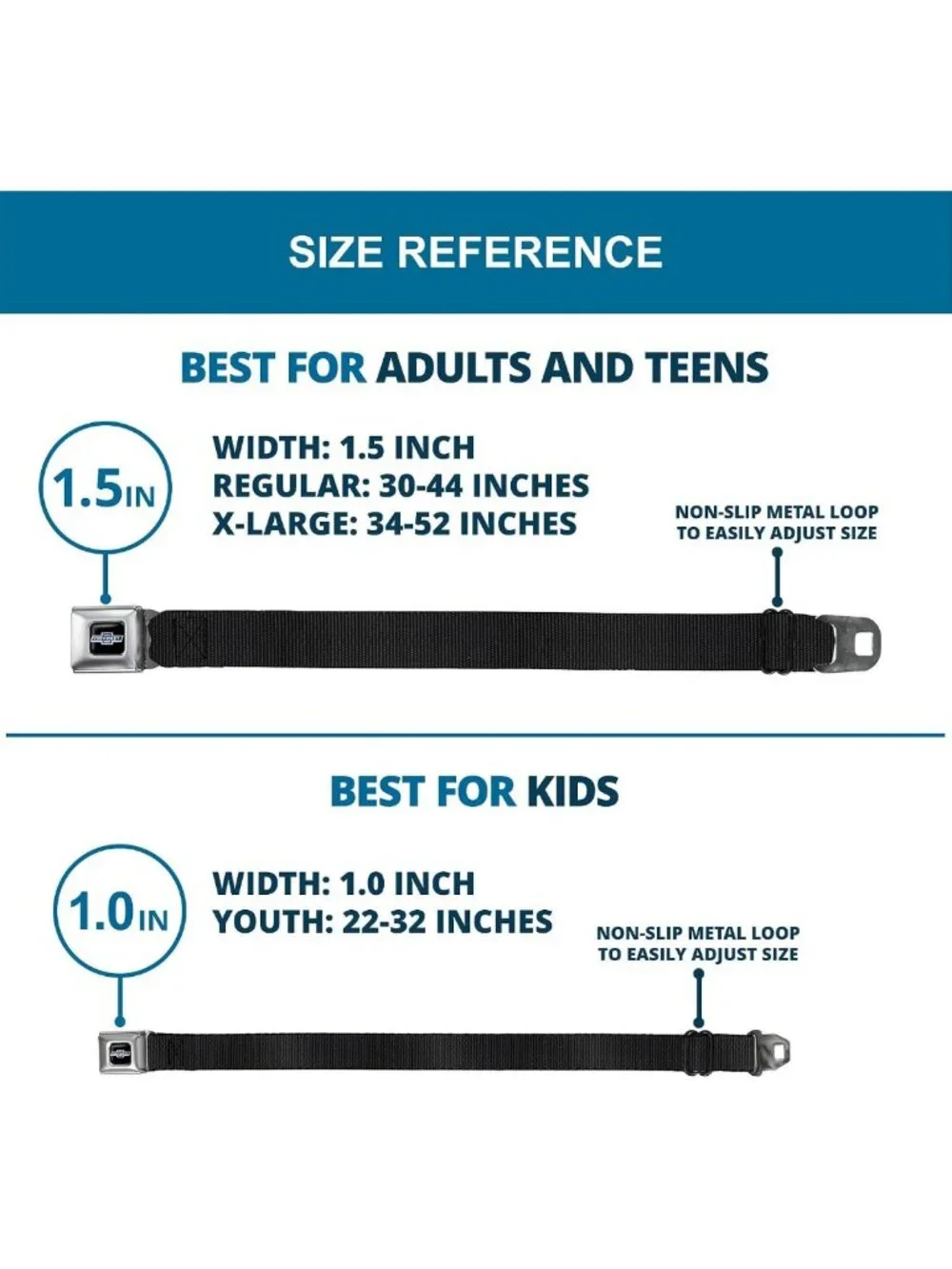 Stylish Seatbelt Belt for Men & Women - Adjustable, Durable, Unique Design